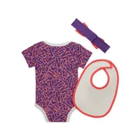 Nike "Join the Club" 3-Piece Boxed Set Baby Bodysuit Set. Nike.com