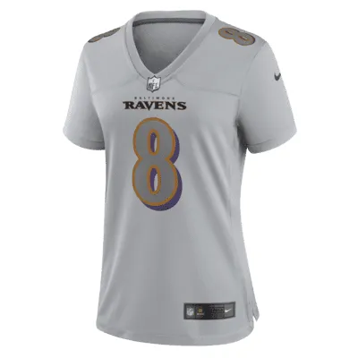 NFL Baltimore Ravens Atmosphere (Lamar Jackson) Women's Fashion Football Jersey. Nike.com