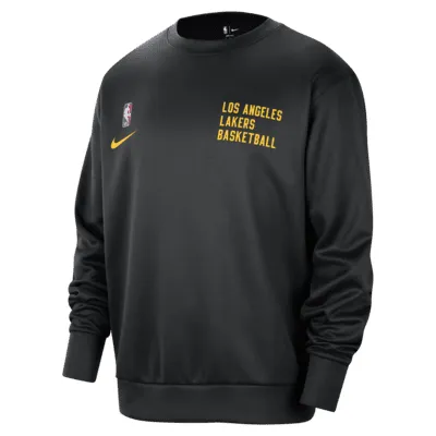 Los Angeles Lakers Spotlight Men's Nike Dri-FIT NBA Crew-Neck Sweatshirt. Nike.com