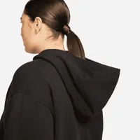 Nike Yoga Luxe Women's Cropped Fleece Hoodie (Plus Size). Nike.com