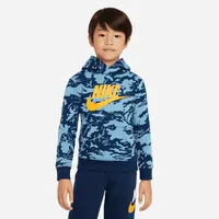 Nike Little Kids' Club Camo Fleece Pullover Hoodie. Nike.com