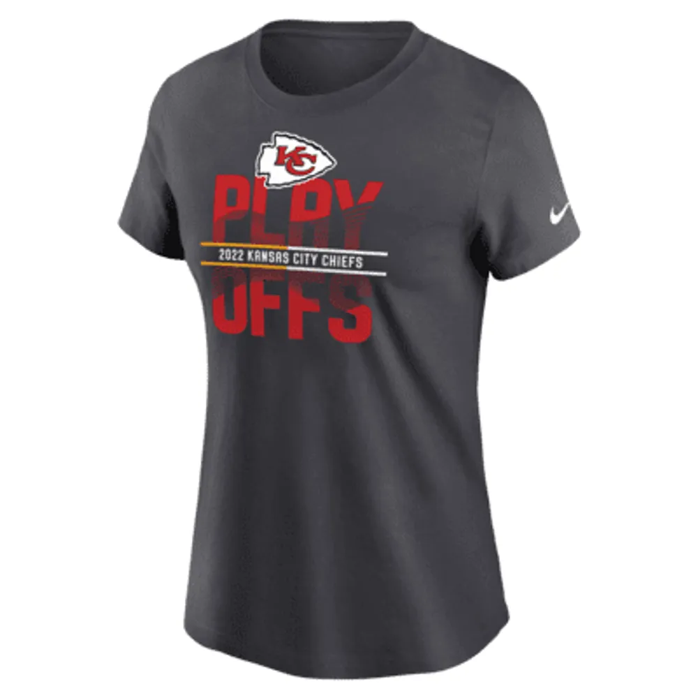 Buffalo Bills Nike Women's 2022 NFL Playoffs Iconic T-Shirt - Anthracite