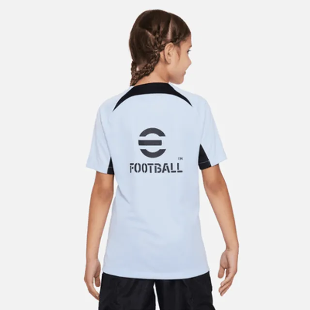 Nike Inter Milan Strike Older Kids' Nike Dri-FIT Knit Football Top. UK