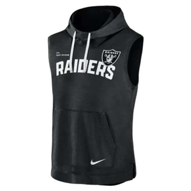 Las Vegas Raiders Sideline Club Men's Nike NFL Pullover Hoodie.