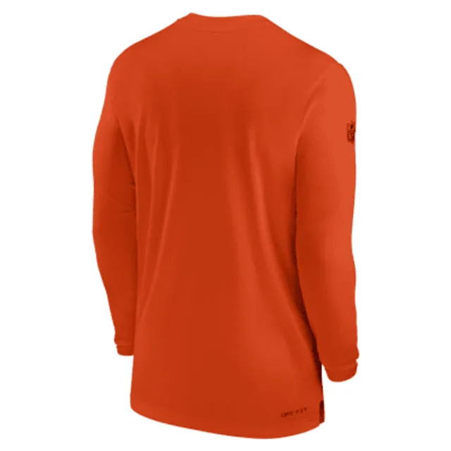 Nike Youth Cincinnati Bengals Sideline Velocity Orange Long Sleeve T-Shirt