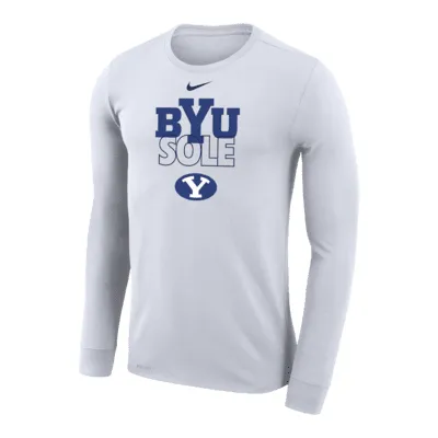 BYU Cougars Bench Men's Nike Dri-FIT College Long-Sleeve T-Shirt. Nike.com