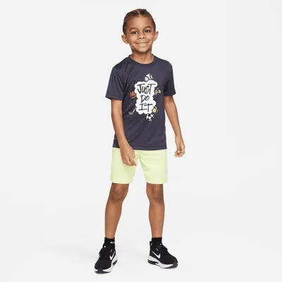 Nike Sportswear "Just Do It" Shorts Set Little Kids' 2-Piece Set. Nike.com