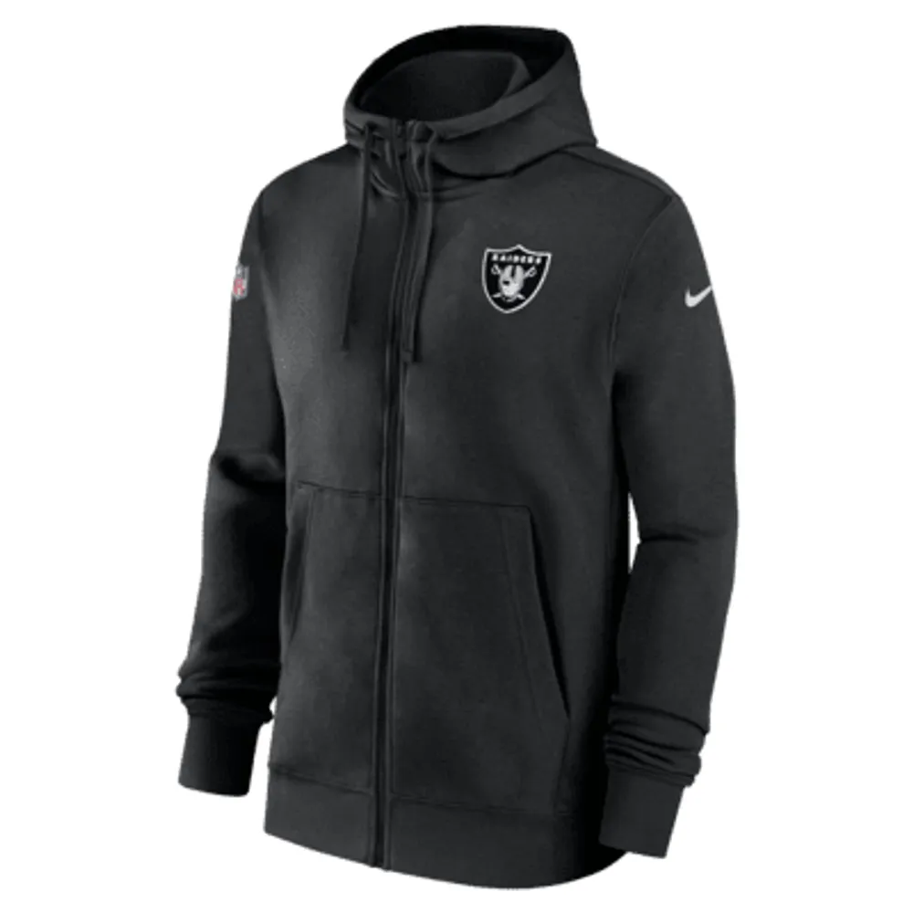 Las Vegas Raiders Color Block Men's Nike NFL Pullover Hoodie.