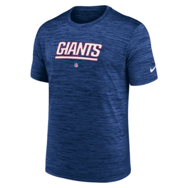 NWT men's XXL nike NY/new york giants football SS tee dri-fit fit NFL FTBL