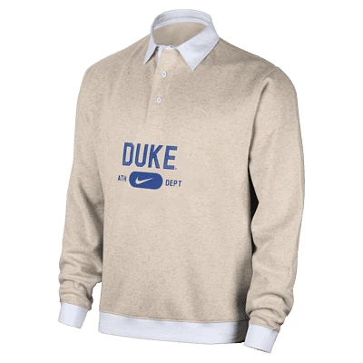 Duke Club Fleece Men's Nike College Long-Sleeve Polo. Nike.com