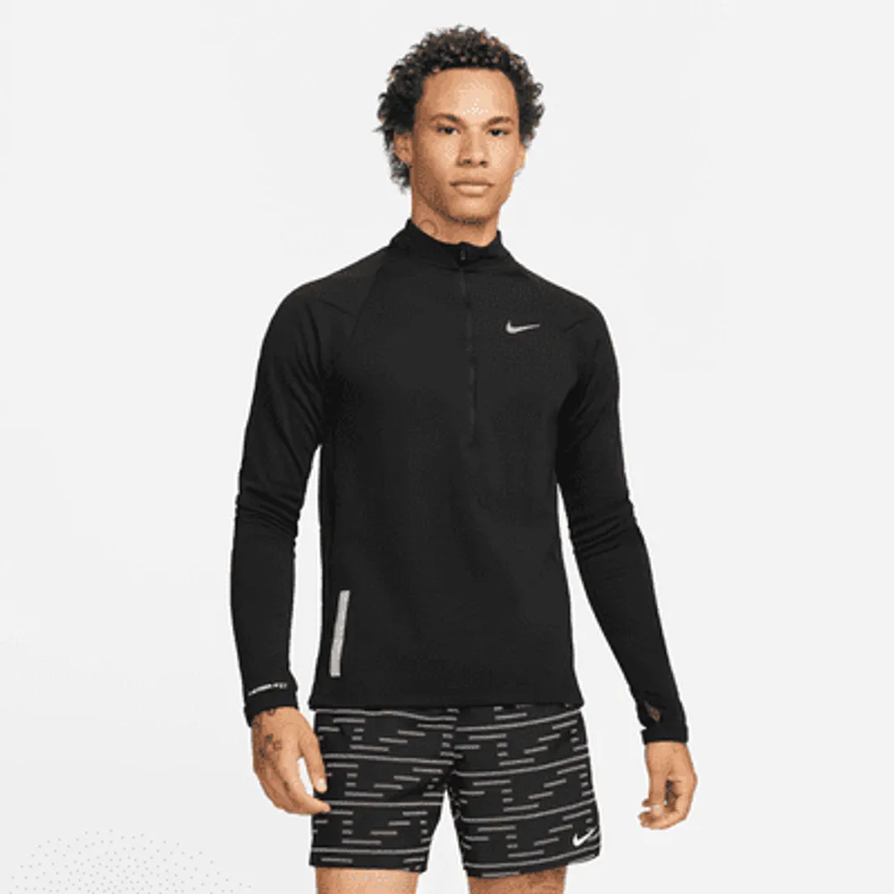 NIKE RUNNING Run Division Camouflage-Print Therma-FIT ADV Running Top for  Men