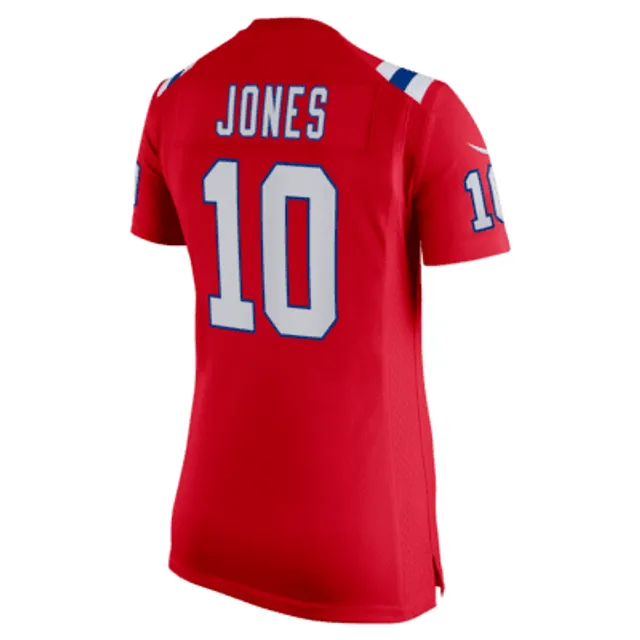 New England Patriots Nike Atmosphere Jersey - Mac Jones 10 - Grey - Mens