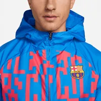 FC Barcelona AWF Men's Soccer Jacket. Nike.com
