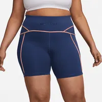 Nike Pro Women's Mid-Rise 7" Biker Shorts (Plus Size). Nike.com