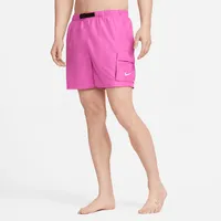 Nike Men's 5" Belted Packable Swim Trunks. Nike.com