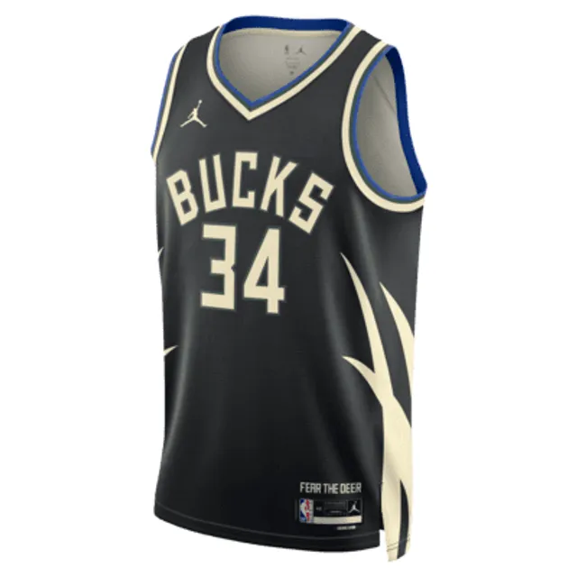 Nike CREAM CITY Antetokounmpo Milwaukee Bucks NBA Swingman Jersey Size 56