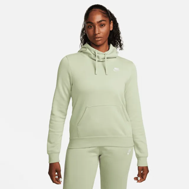 Nike Sportswear Club Fleece Women's Funnel-Neck Hoodie - Beige