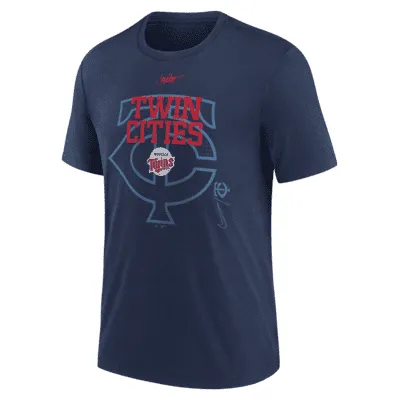 Nike Rewind Colors (MLB Minnesota Twins) Men's 3/4-Sleeve T-Shirt