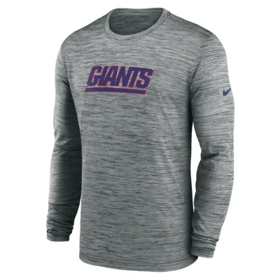 Nike Dri-FIT Sideline Velocity (NFL New York Giants) Men's Long-Sleeve T-Shirt. Nike.com