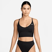 Nike Swim Women's V-Neck Midkini Top. Nike.com