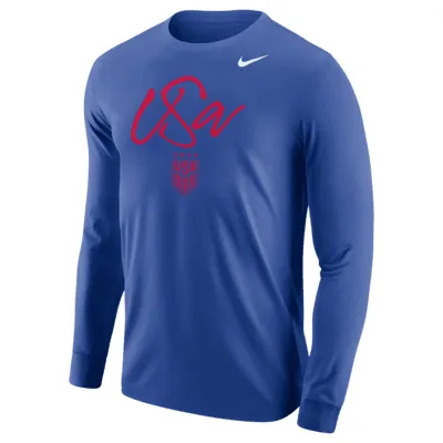 USWNT Men's Nike Soccer Long-Sleeve T-Shirt. Nike.com