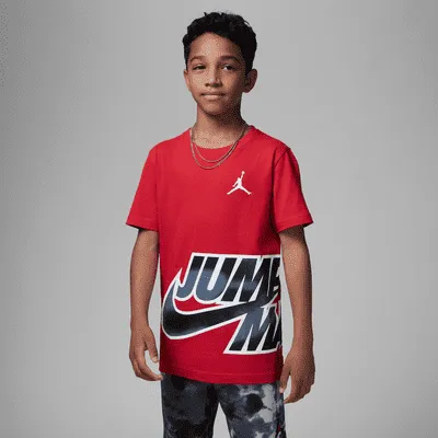 Jordan Big Kids' MVP Jumpman Wrap Graphic T-Shirt. Nike.com