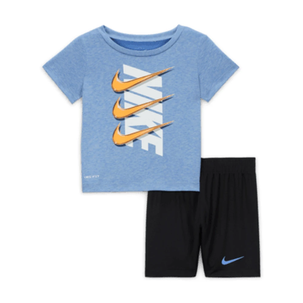 Nike Dri-FIT Dropset Baby (12-24M) Shorts Set. Nike.com