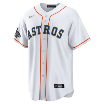 MLB Houston Astros 2022 World Series Champions Gold (Jose Altuve) Men's Replica Baseball Jersey. Nike.com