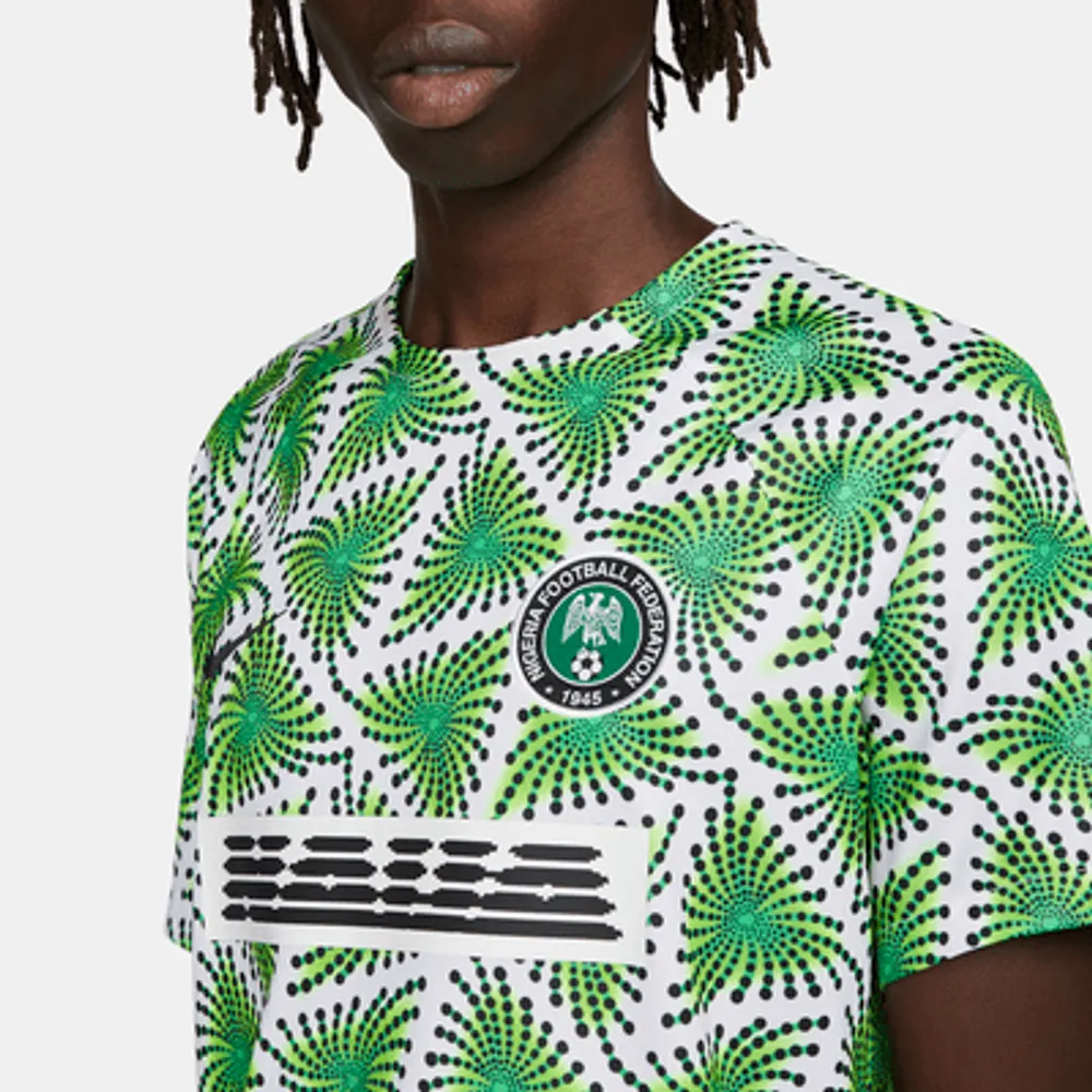 Nigeria Men's Nike Dri-FIT Pre-Match Soccer Top. Nike.com