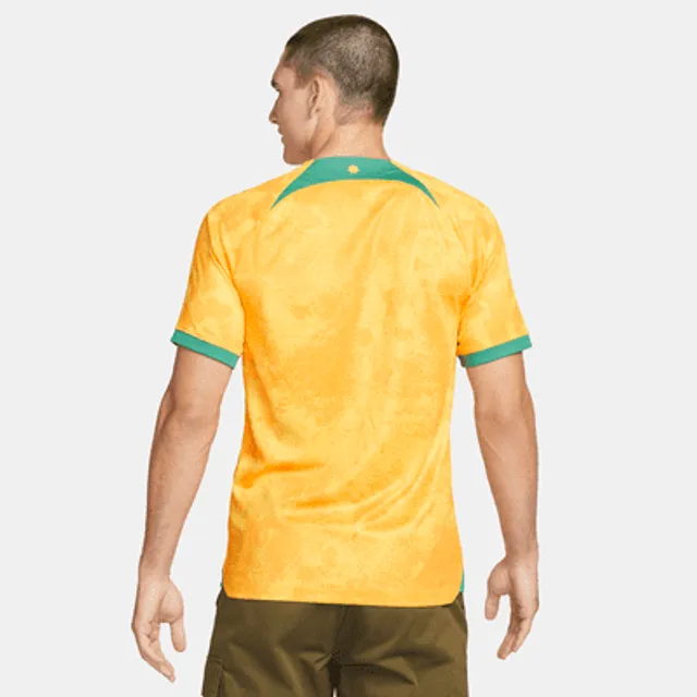 Men's Nike Neymar Jr. Yellow Brazil National Team 2022/23 Home Breathe Stadium Replica Player Jersey Size: Extra Large