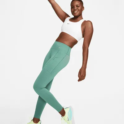 Nike Go Women's Firm-Support High-Waisted Full-Length Leggings with Pockets.  UK