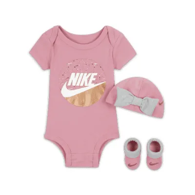 Nike Baby Bib, Bodysuit and Hat Box Set. Nike.com