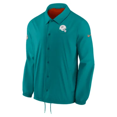 Nike Coaches (NFL Miami Dolphins) Men's Jacket. Nike.com