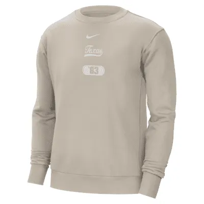 Texas Men's Nike College Crew-Neck Sweatshirt. Nike.com