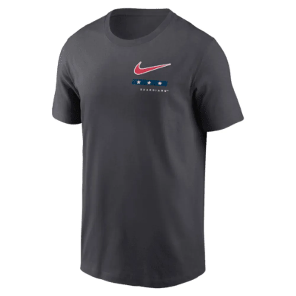 Men's Nike Gray Cleveland Indians Color Bar T-Shirt