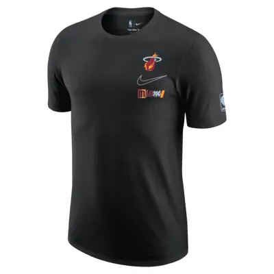 Miami Heat Courtside City Edition Men's Nike Max90 NBA T-Shirt. Nike.com