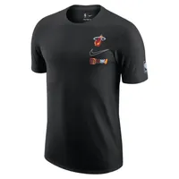 Miami Heat Courtside City Edition Men's Nike Max90 NBA T-Shirt. Nike.com