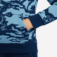 Nike Little Kids' Club Camo Fleece Pullover Hoodie. Nike.com