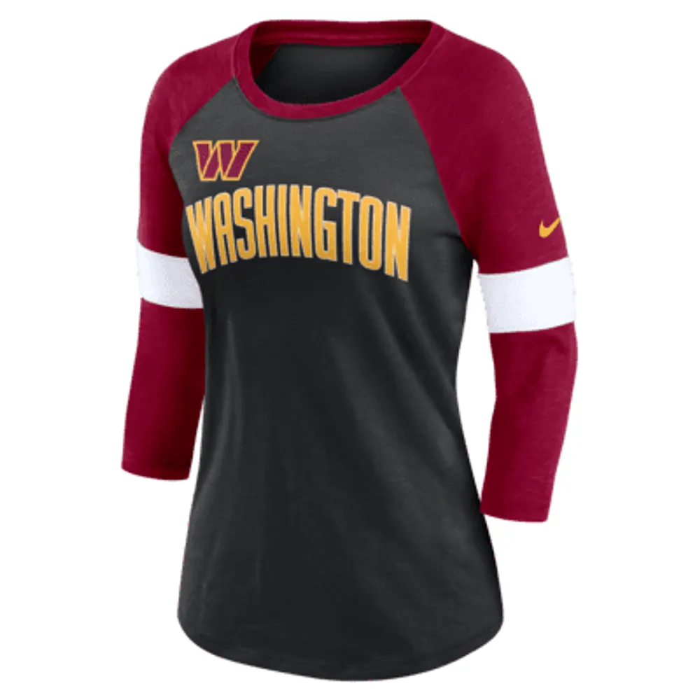 Nike Pride (NFL Washington Commanders) Women's 3/4-Sleeve T-Shirt. Nike.com