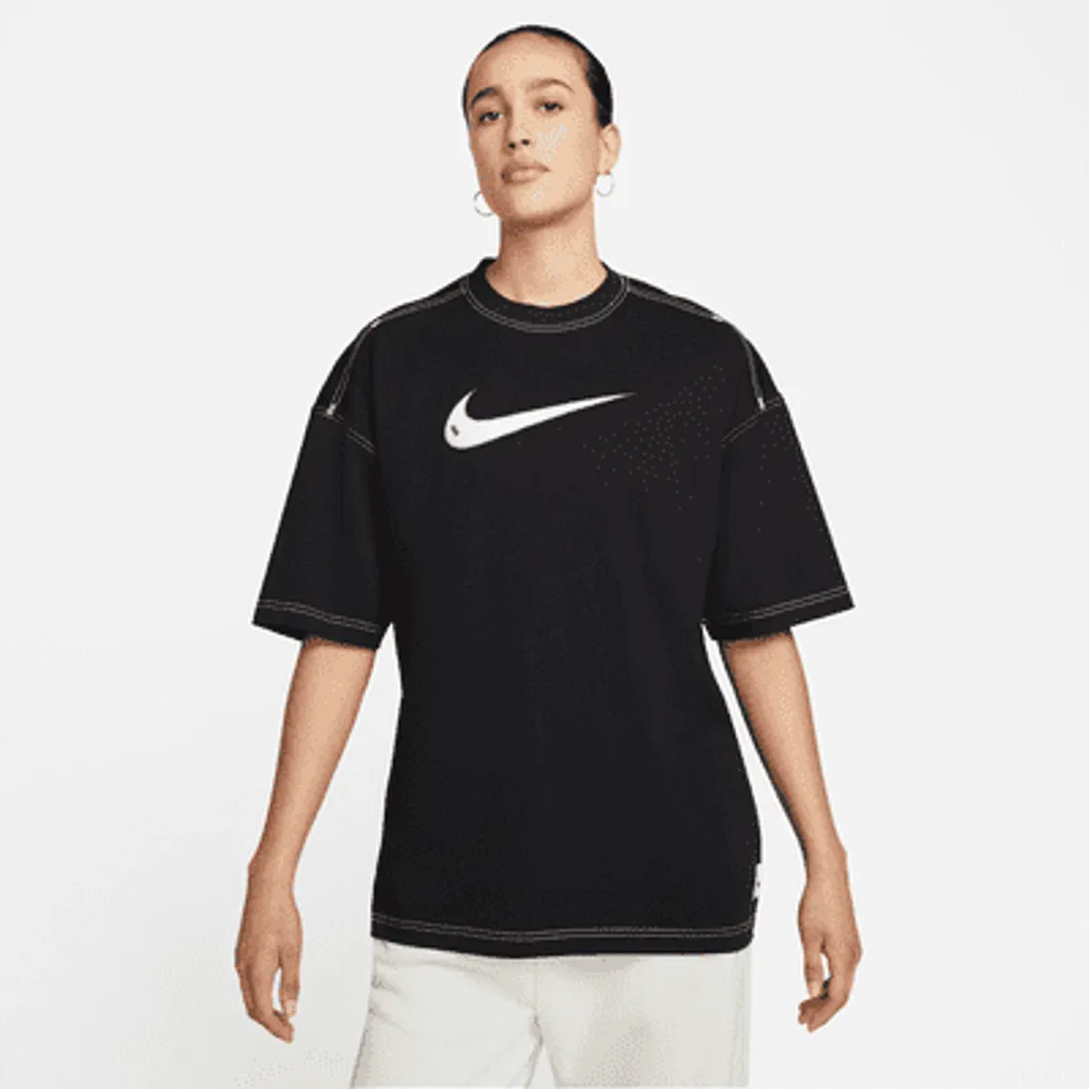 Nike Sportswear Essential Women's Short-Sleeve Polo Top.