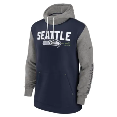 Seattle Seahawks Nike Sideline Hoodie - Navy - Youth