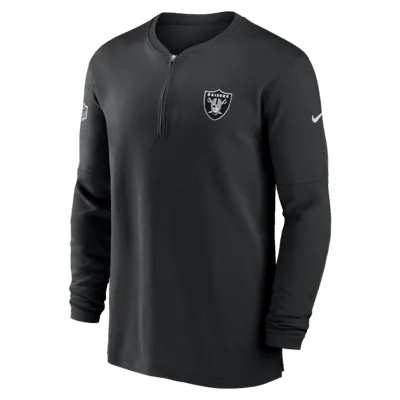 Las Vegas Raiders Sideline Men’s Nike Dri-FIT NFL 1/2-Zip Long-Sleeve Top. Nike.com