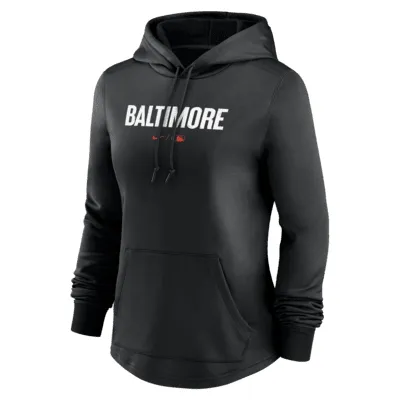 Nike Therma City Connect Pregame (MLB Baltimore Orioles) Women's Pullover Hoodie. Nike.com