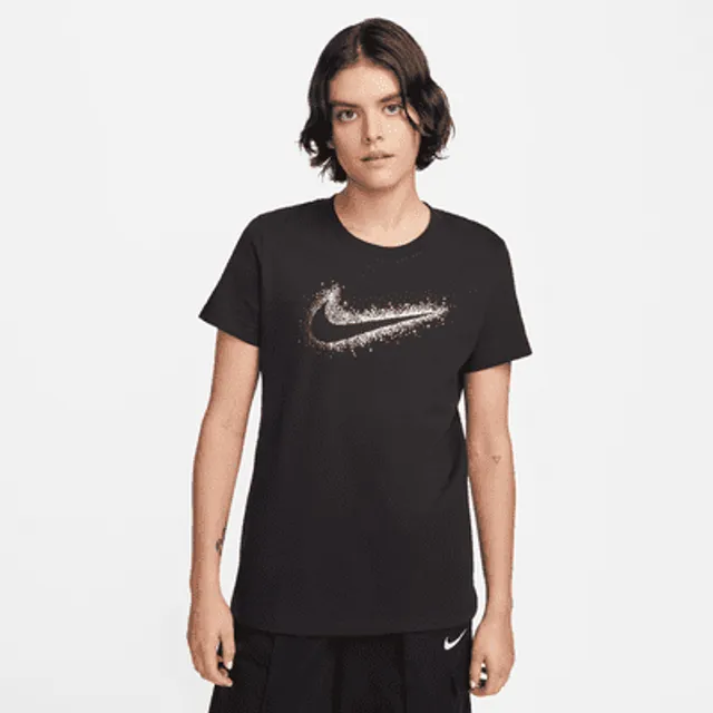 Nike Big Swoosh T-Shirt - Black