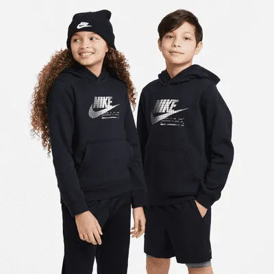 Nike Sportswear Club Fleece Big Kids' Graphic Pullover Hoodie. Nike.com
