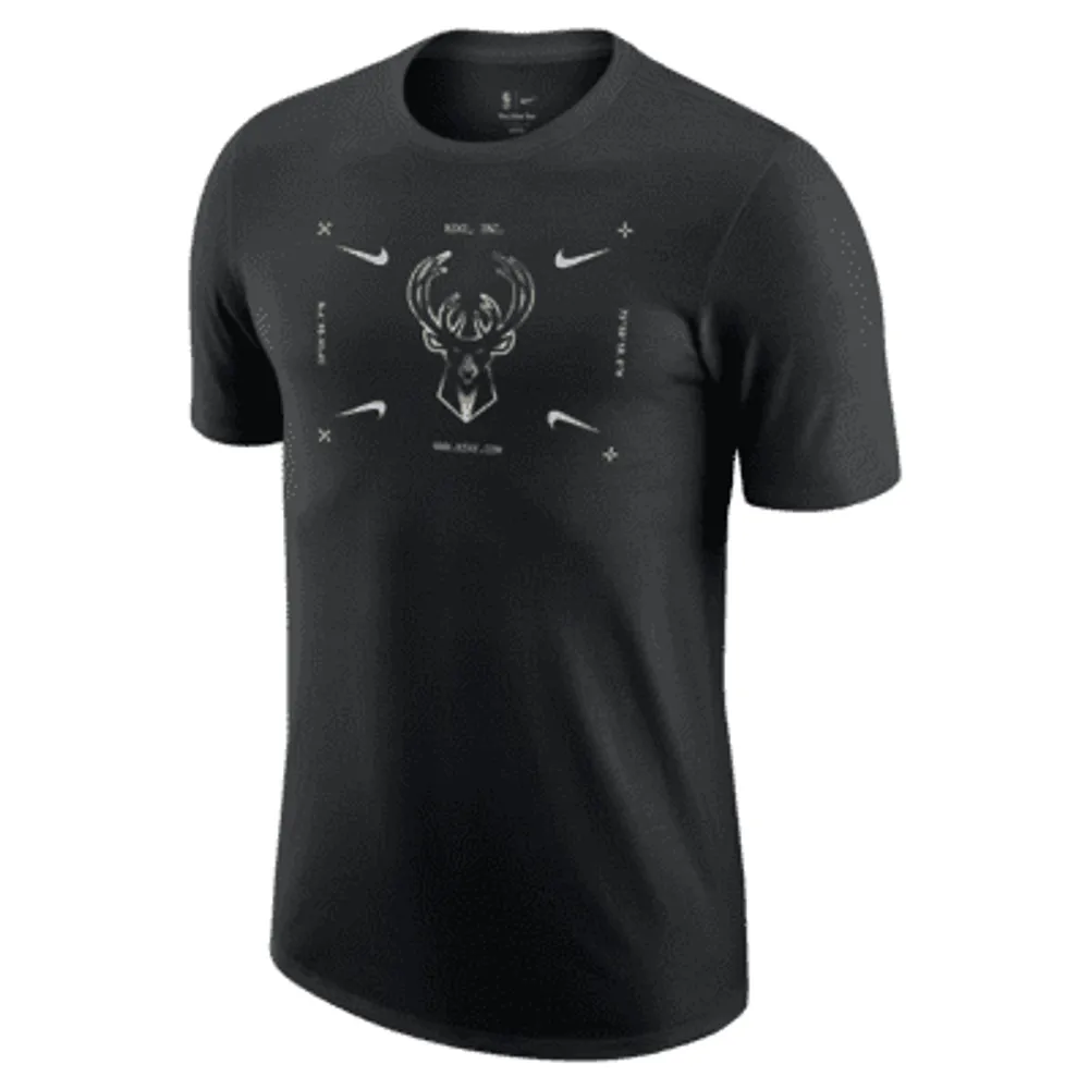 Milwaukee Bucks Men's Nike NBA T-Shirt. Nike.com