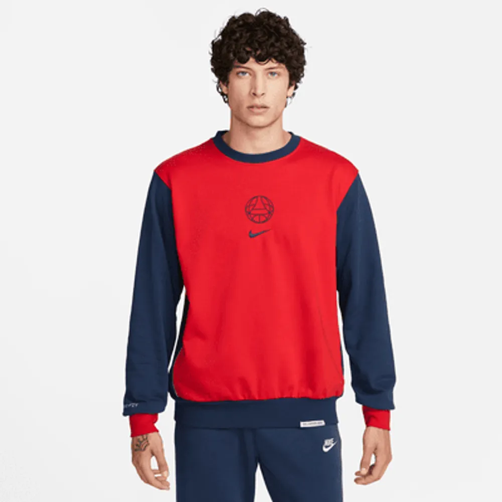 Nike Paris Saint-Germain Club Men's Crew-Neck French Terry