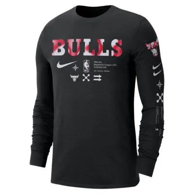 Chicago Bulls Men's Nike NBA Long-Sleeve T-Shirt. Nike.com