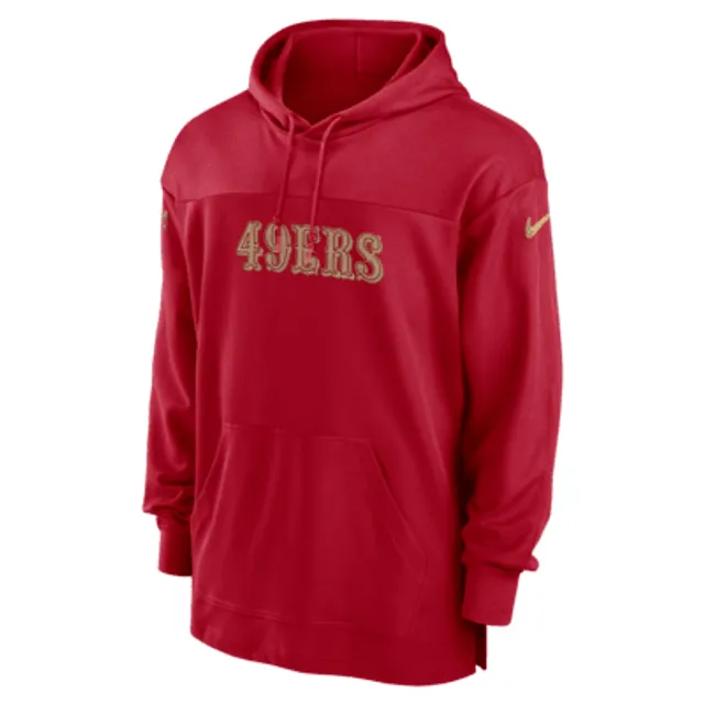 Nike Men's Dri-Fit Sideline Coach (NFL San Francisco 49ers) Long-Sleeve Top in Red, Size: 3XL | 00M26DL73-0BK