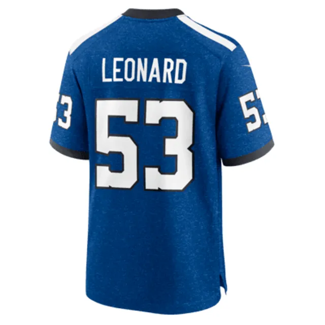 Men's Nike Shaquille Leonard Royal Indianapolis Colts Vapor Limited Jersey Size: Small